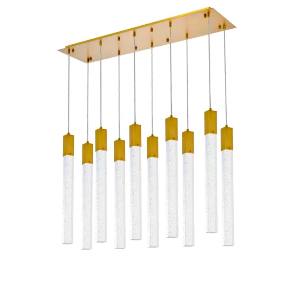 ALIHA 10 light pendant brand new crystal droplets chandelier Wade Logan